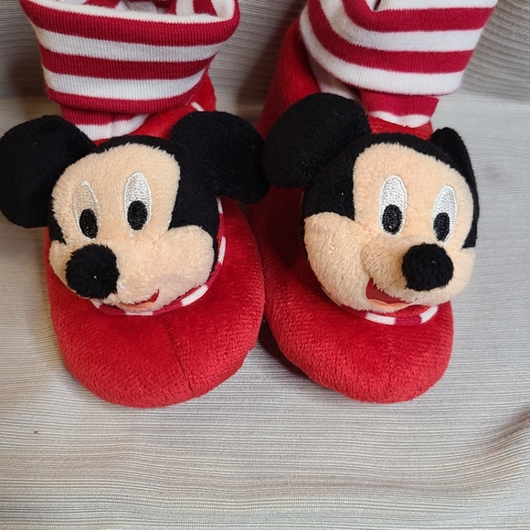 Disney Baby Mickey Mouse Rattle Slippers - Picture 8 of 9